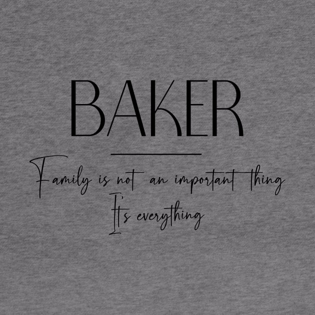 Baker Family, Baker Name, Baker Middle Name by Rashmicheal